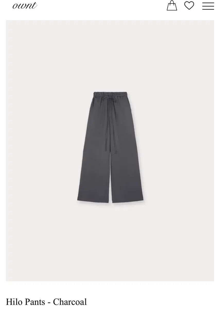 ONT ヒールONT チャコール ショート パンツ 新品