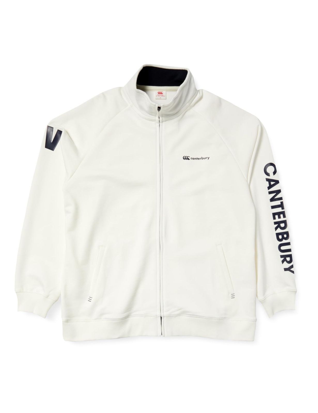 新品 [カンタベリー] FLEXWARM CNT TRACK JACKET フレックスウォームコントロールトラックジャケット 11_オフホワイト M