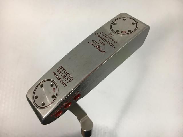 返品OK 【中古ゴルフクラブ】タイトリスト スコッティ・キャメロン スタジオセレクト ニューポート オリジナルスチール パター