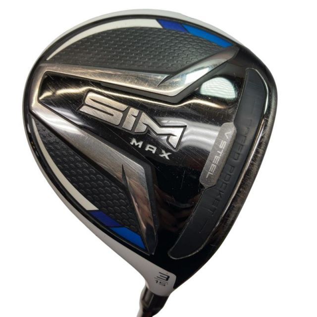 【中古】 テーラーメイド SIM MAX 3W フェアウェイウッド FW TENSEI BLUE TM50(FW) (フレックスS) メンズ 男性用 右利き 右用 Cランク ゴルフクラブ 14,613円