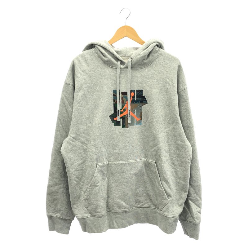 【中古】NIKE JORDAN×UNDEFEATED L/S Hoodie パーカー サイズXL グレー ナイキ[92] 12,380円