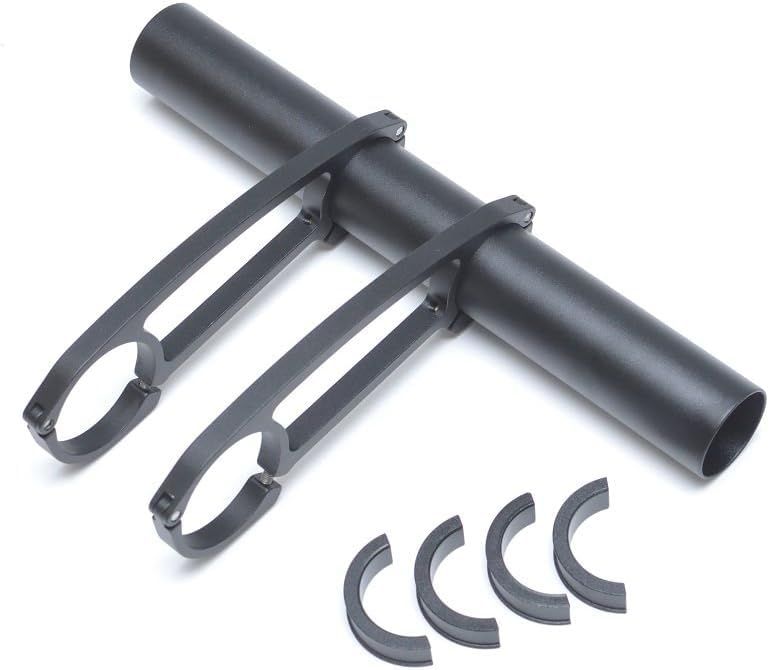 KCNC 軽量 アルミ製 CNCサイクルコンピューターマウント エクステンション ブルべマウント 幅190mm 対応ハンドル径31.8/25.4mmt