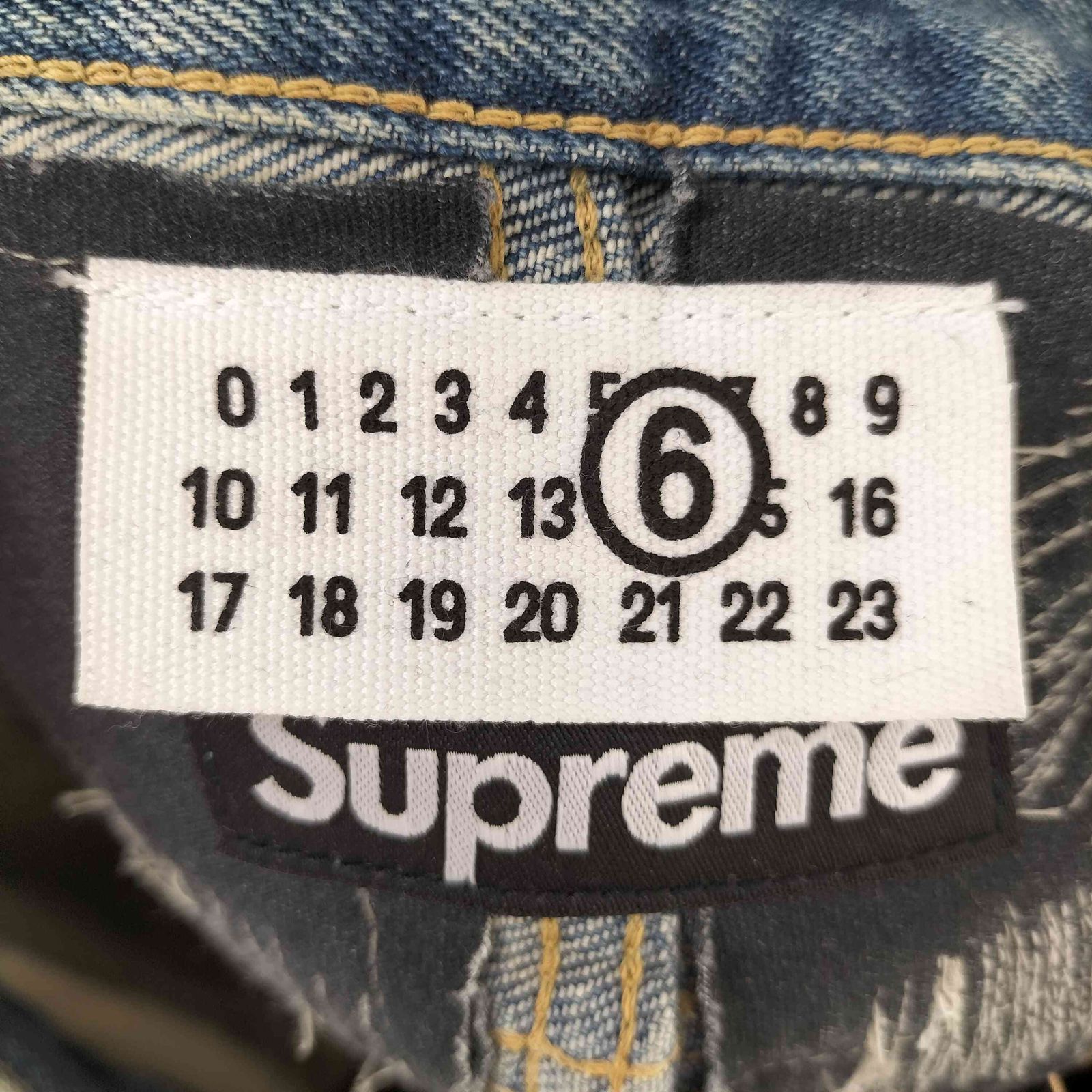 シュプリーム Supreme 26SS Distressed Loose Fit Selvedge Jean ディ 