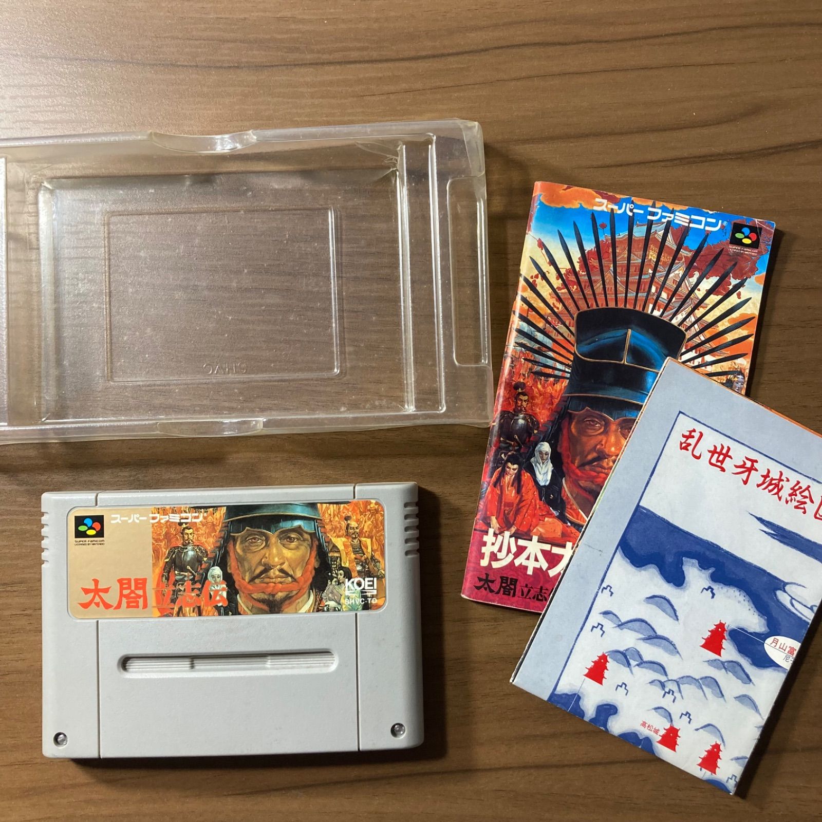 太閤 立志伝 スーパーファミコン ソフト 箱付き 説明書付き 3-158