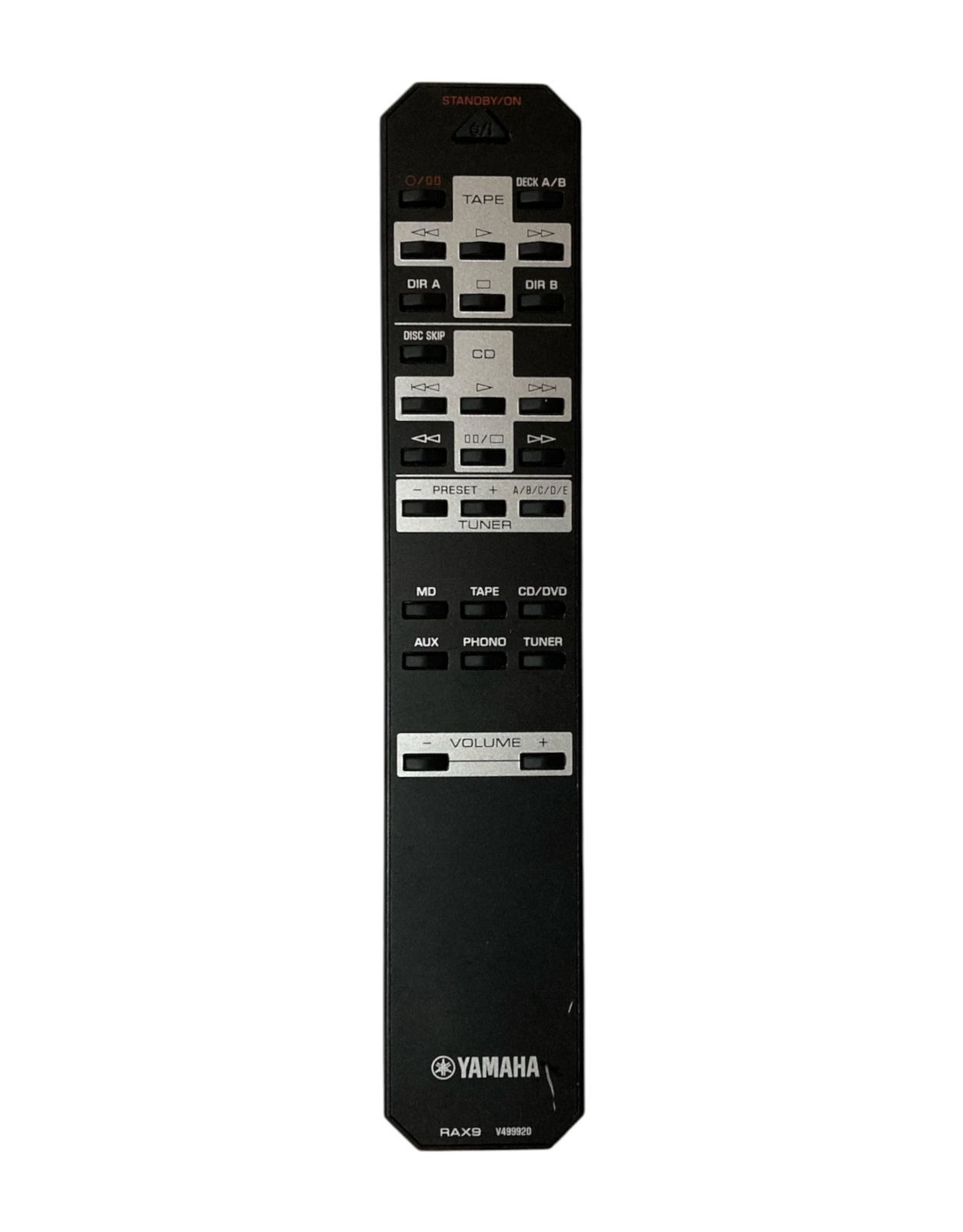 保証付】ヤマハ YAMAHA プリメインアンプ 純正リモコン 「RAX9