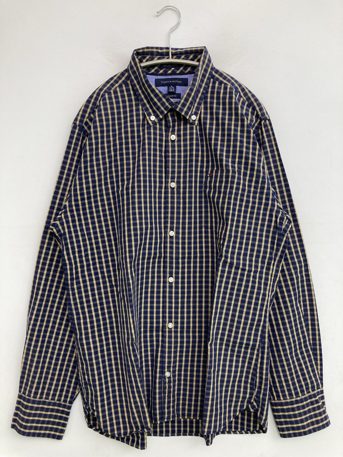 TOMMY HILFIGER トミーヒルフィガー シャツ/ブラウス XL ネイビー 