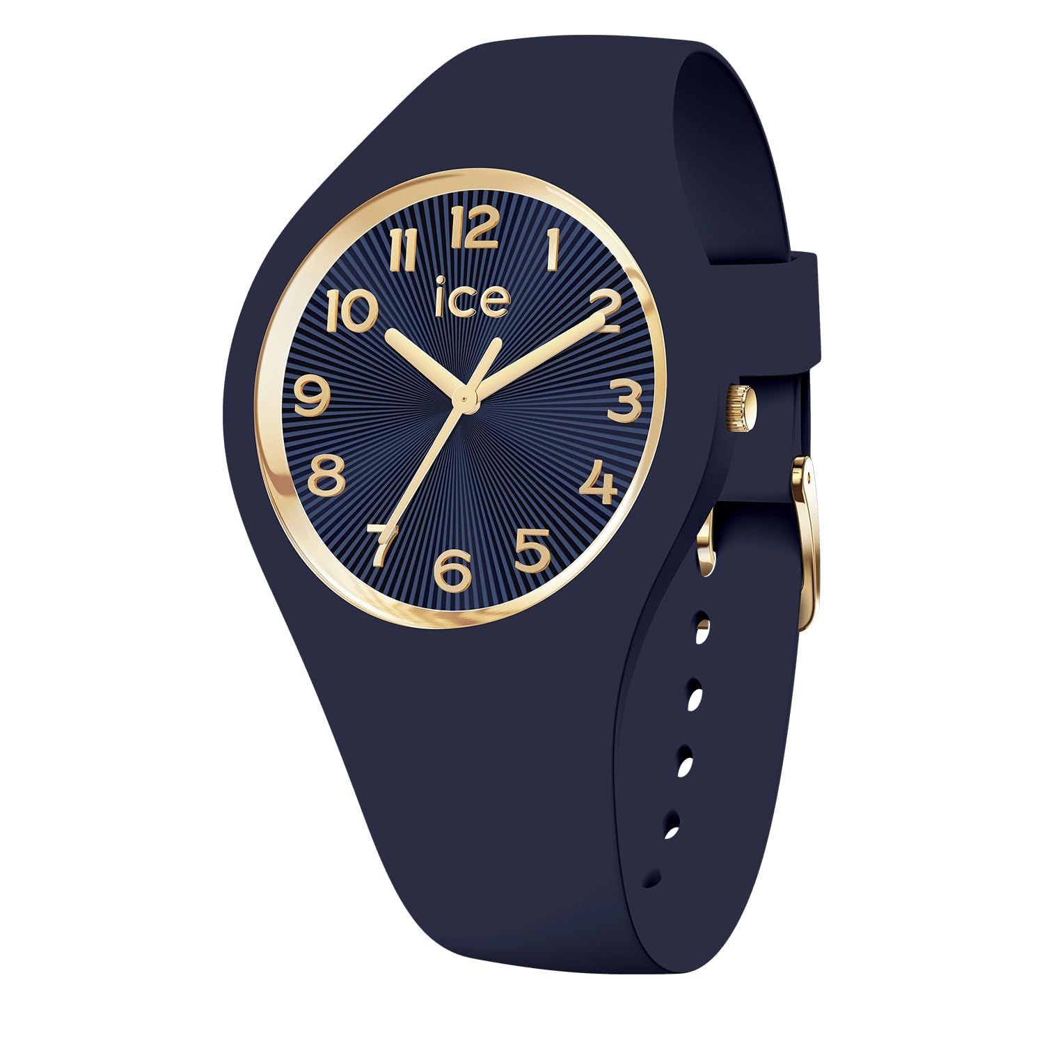 新品 [Ice-watch] アイスウォッチ 時計 腕時計 レディース [ICE champagne] ネイビー ブルー 3針 37mm 025256 正規代理店 シリコン 防水