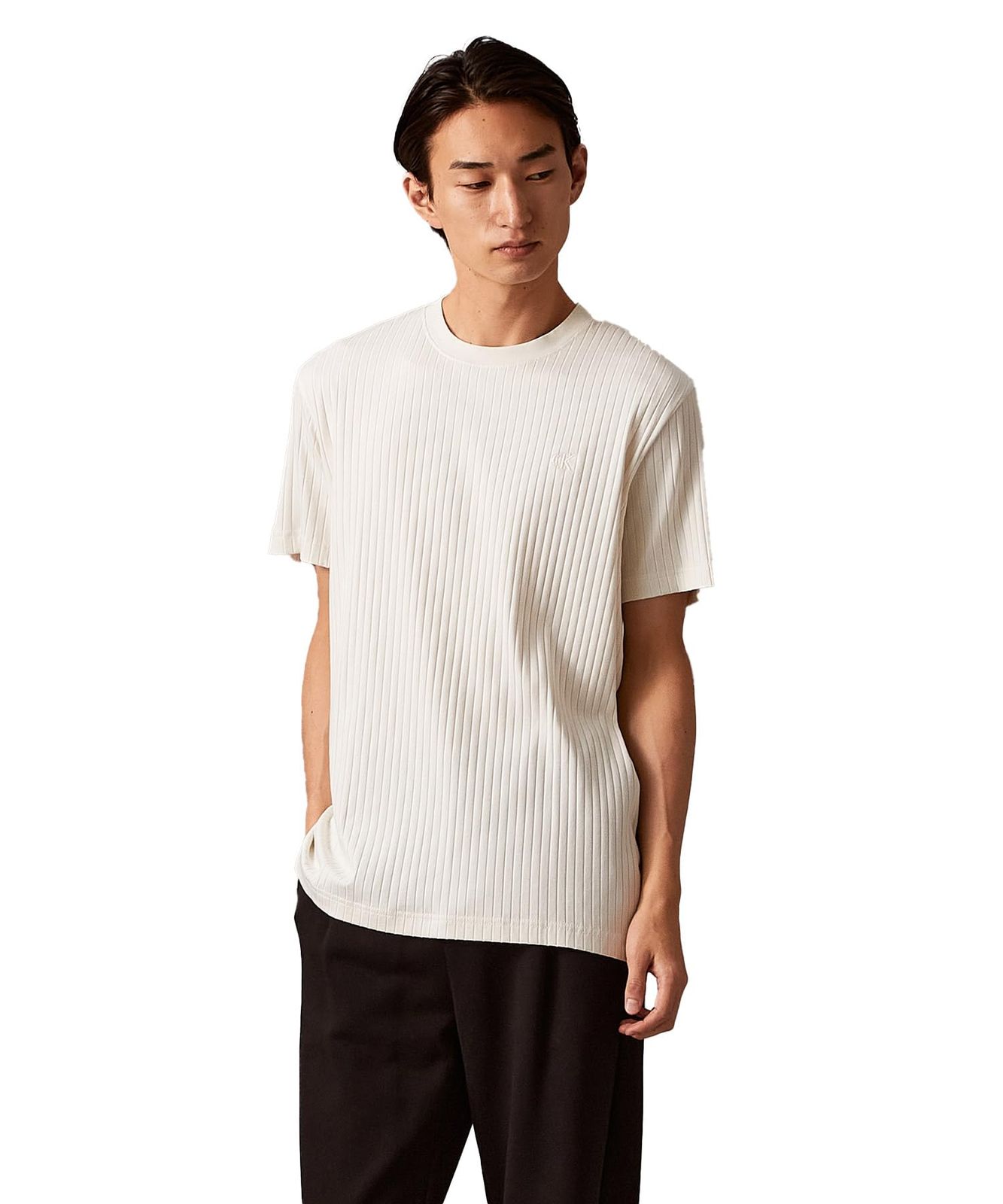 新品 [カルバン クライン] 【ブランド公式】 ライナーキルトTシャツ J326149 L アイボリー
