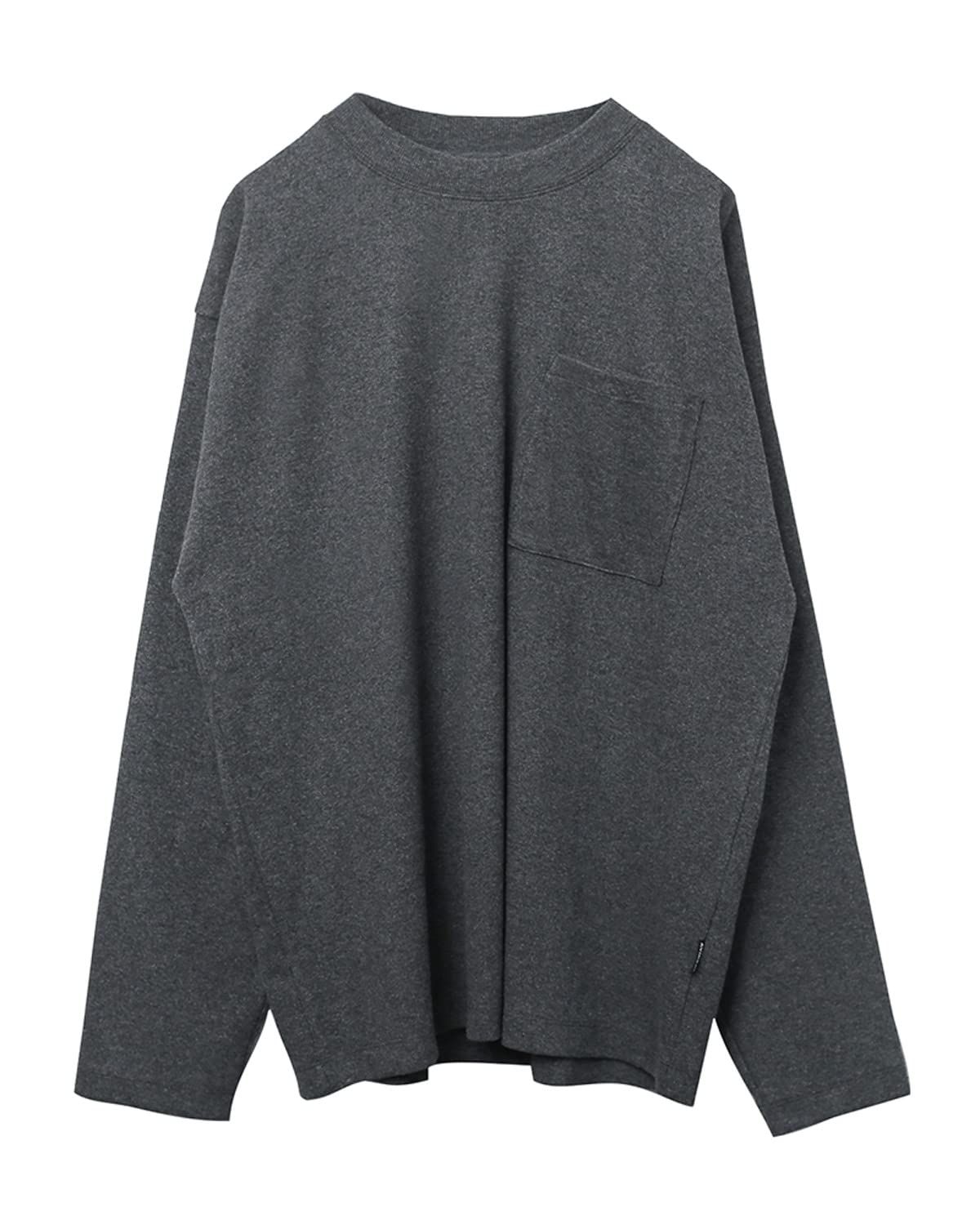新品 [Avirex] [アヴィレックス] Tシャツ DAILY デイリー ロンT ルーズフィット LOOSE FIT T-SHIRT 6113494 メンズ L 019 CHARCOL Lサイズ 019 CHARCOL