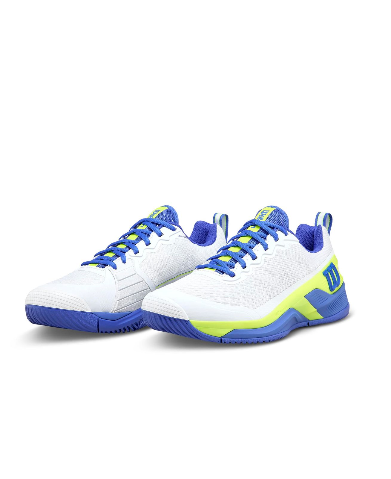 新品 [ウイルソン] テニスシューズ WRS336680U090 RUSH PRO 4.5 White/Amparo Blue/Sfty Yell 27.0 cm