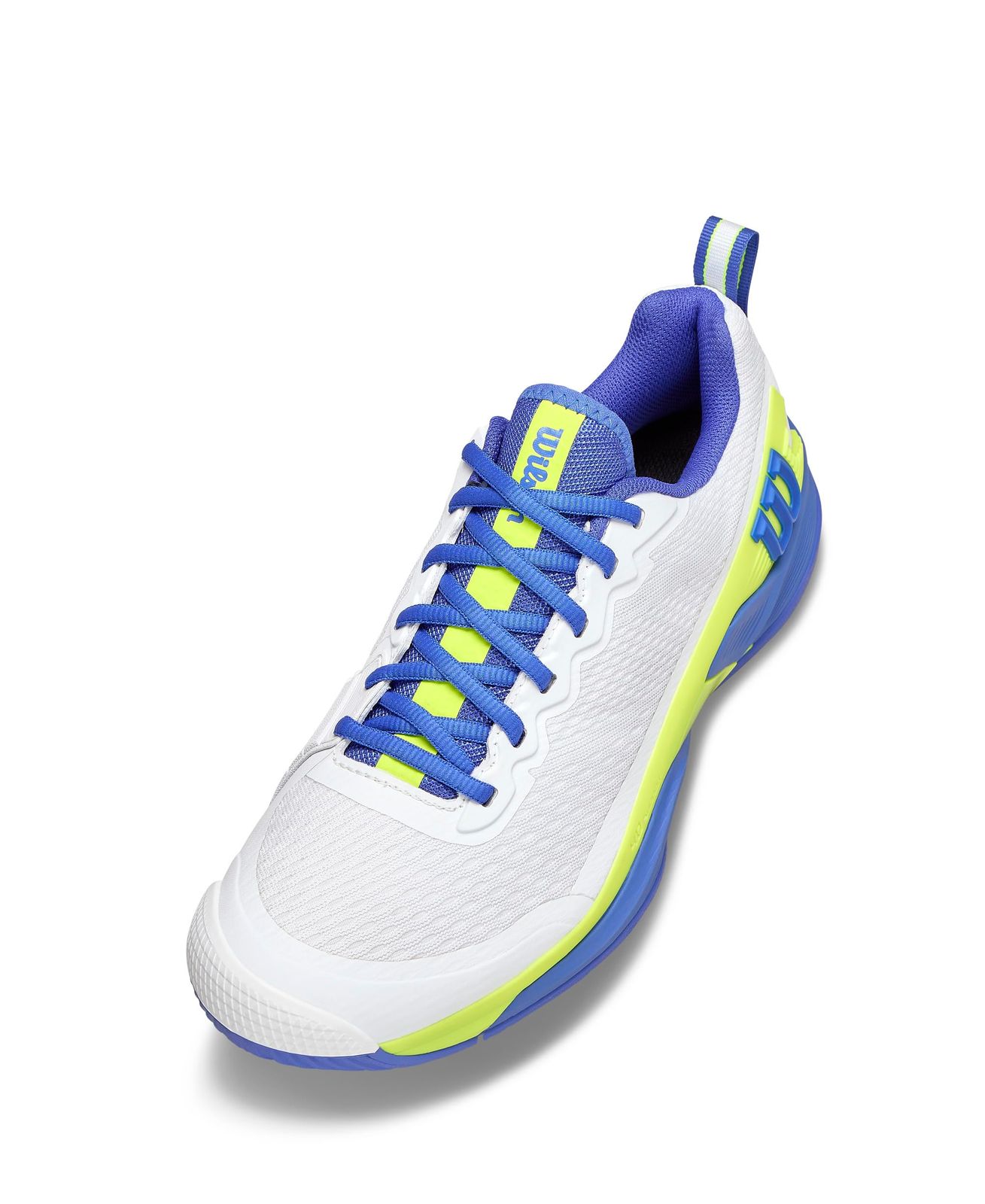 新品 [ウイルソン] テニスシューズ WRS336680U090 RUSH PRO 4.5 White/Amparo Blue/Sfty Yell 27.0 cm