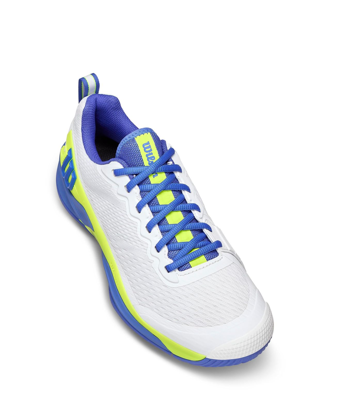 新品 [ウイルソン] テニスシューズ WRS336680U090 RUSH PRO 4.5 White/Amparo Blue/Sfty Yell 27.0 cm