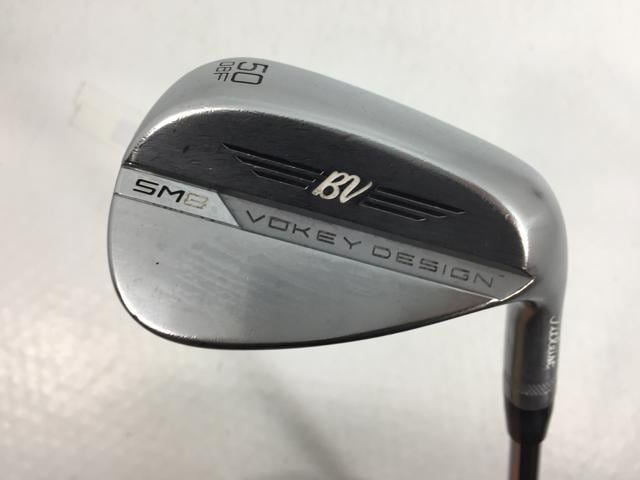 返品OK 【中古ゴルフクラブ】タイトリスト ボーケイ ウェッジ スピンミルド SM8 (ツアークロム)50.08F(日本仕様) D/G EX ツアーイシュー AW