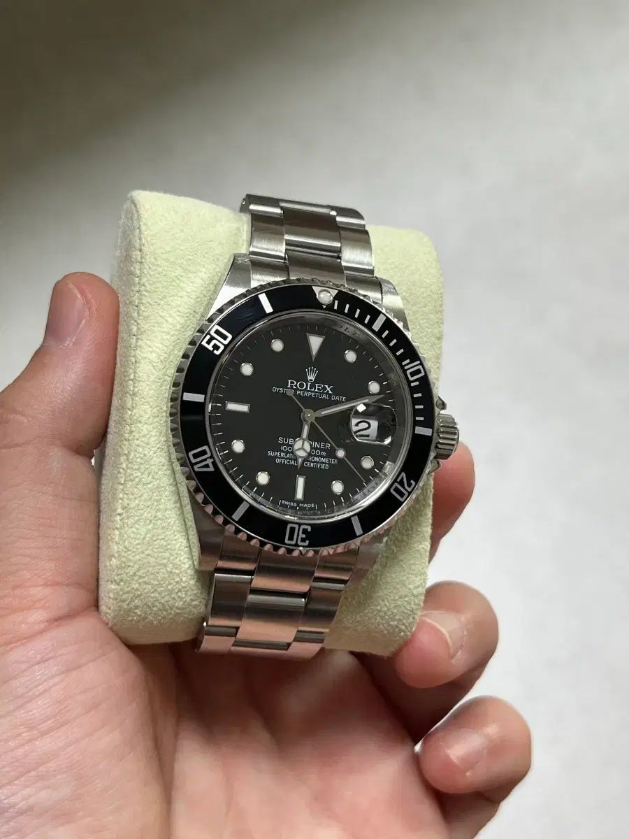 ROLEX ロレックス サブマリーナー 旧モデル 旧モデル ブラック デイト 16610 イングレイビング