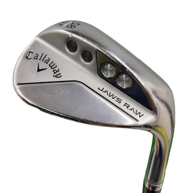 【中古】 キャロウェイ JAWS RAW クロムメッキ 58°/12°X ウェッジ WG NS PRO 950GH neo (フレックスS) メンズ 男性用 右利き 右用 Cランク ゴルフクラブ