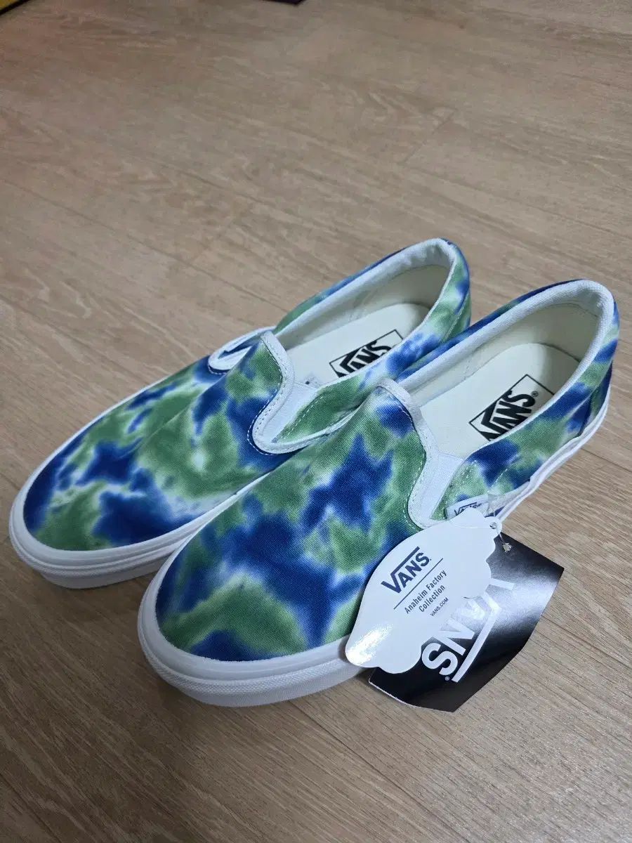新品 VANS ヴァンズ タイダイ スリッポン 98 DX 265