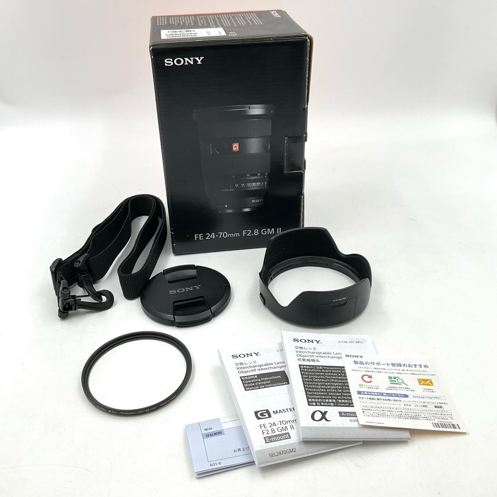 全額返金保証】【最速発送】Sony FE 24-70mm F2.8 GM II SEL2470GM2 美 