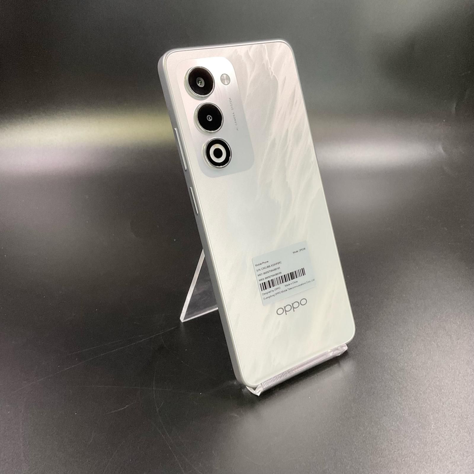 【全額返金保証】【最速発送】OPPO A 5 128GB White au SIMフリー OPG06 白ロム 美品 動作確認済