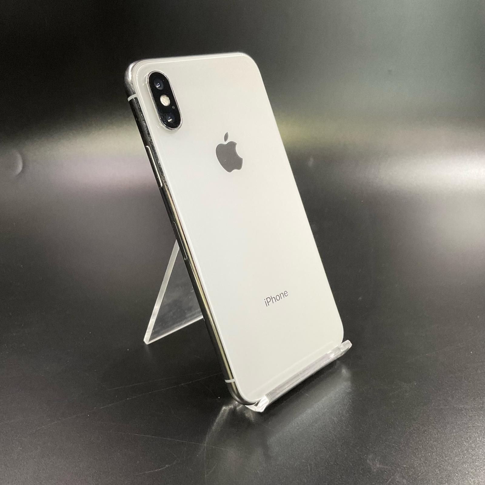 iPhone X 256GB シルバー docomo SIMフリー 中古 - メルカリ