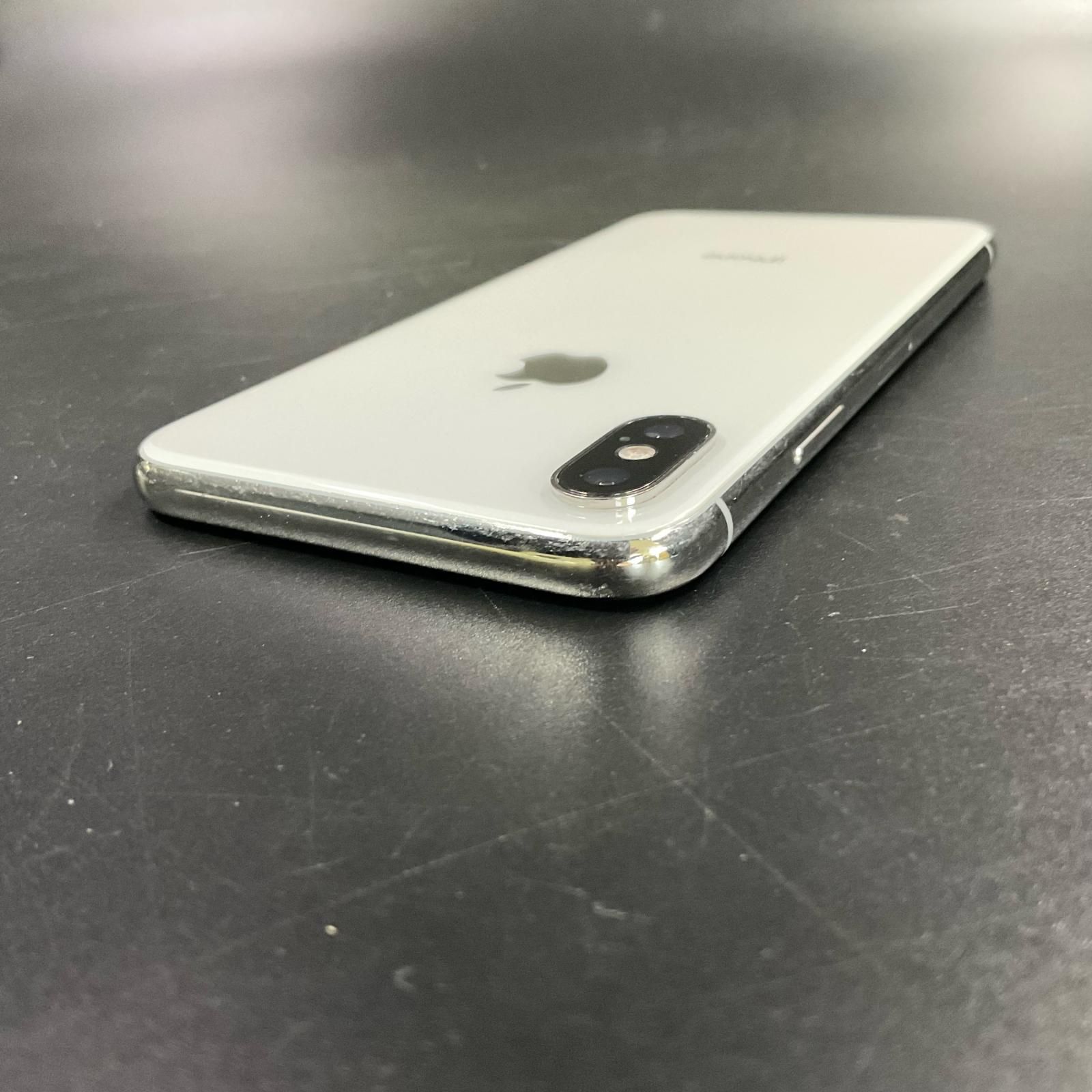 iPhone X 256GB シルバー docomo SIMフリー 中古 - メルカリ