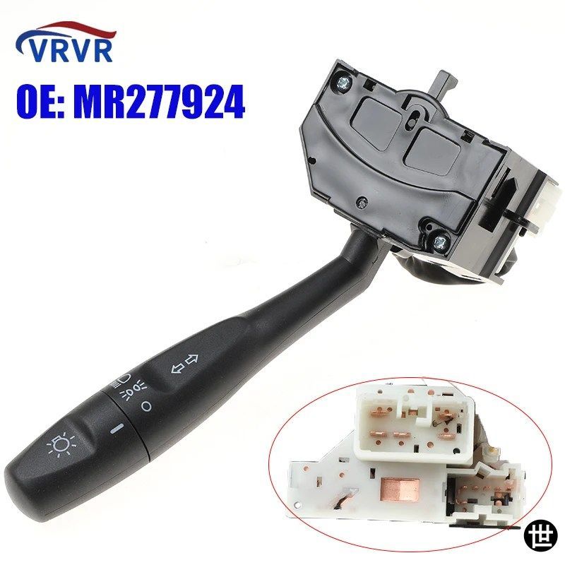 MR277924 5+6ピン ウィンカー ヘッドライトランプスイッチ AM7979055 三菱エクリプスギャランモンテロ用