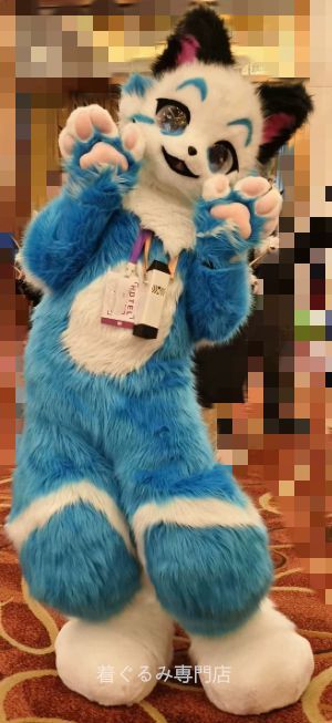 狼　犬　猫　着ぐるみ ヘッド全頭　ヘッド ケモノ ファースーツ ぬいぐるみ コスプレ コスチューム Kurumi 一点物 C25