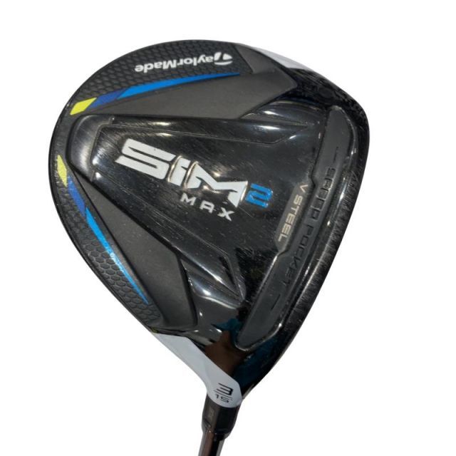 【中古】 テーラーメイド SIM2 MAX 3W USA フェアウェイウッド FW VENTUS BLUE 6(TM) FW (フレックスS) メンズ 男性用 右利き 右用 Cランク ゴルフクラブ