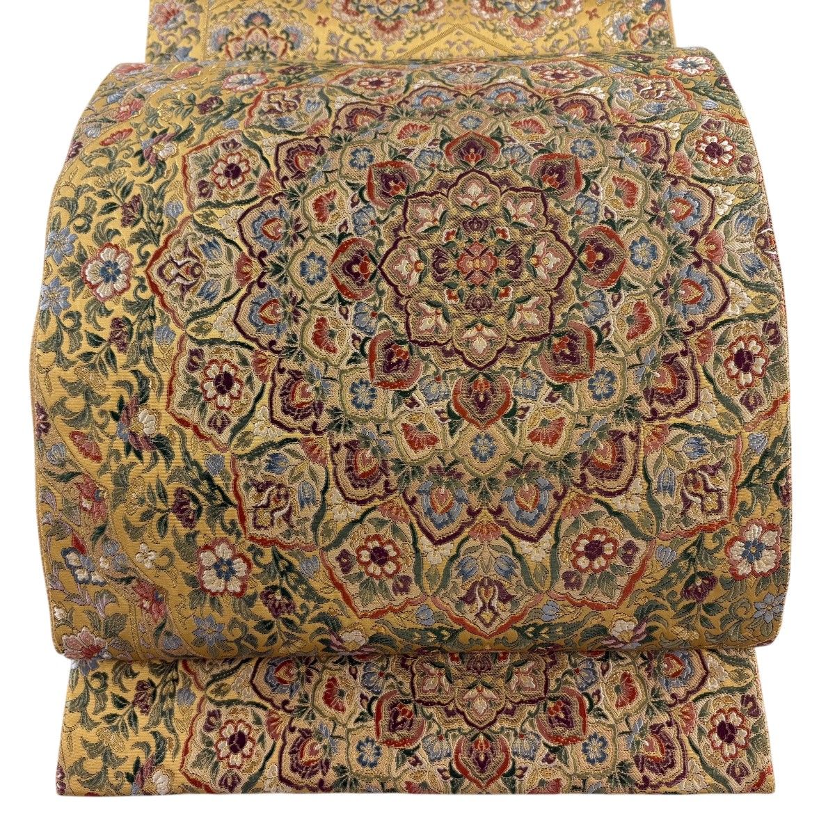 【美品】 袋帯 逸品 宝飾唐花大華文 金糸 金色 六通 正絹 【中古】 24,336円