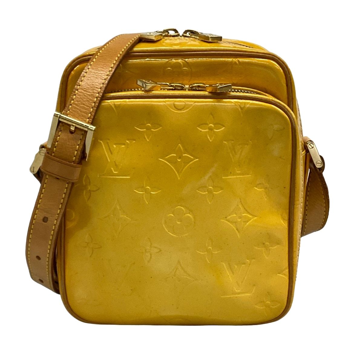 【美品】LOUIS VUITTON モノグラム ヴェルニ イエロー LOUIS VUITTON(ルイヴィトン) ショルダーバッグ モノグラムヴェルニ