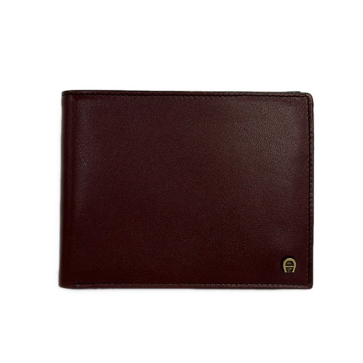 AIGNER(アイグナー) 2つ折り財布 - ボルドー レザー