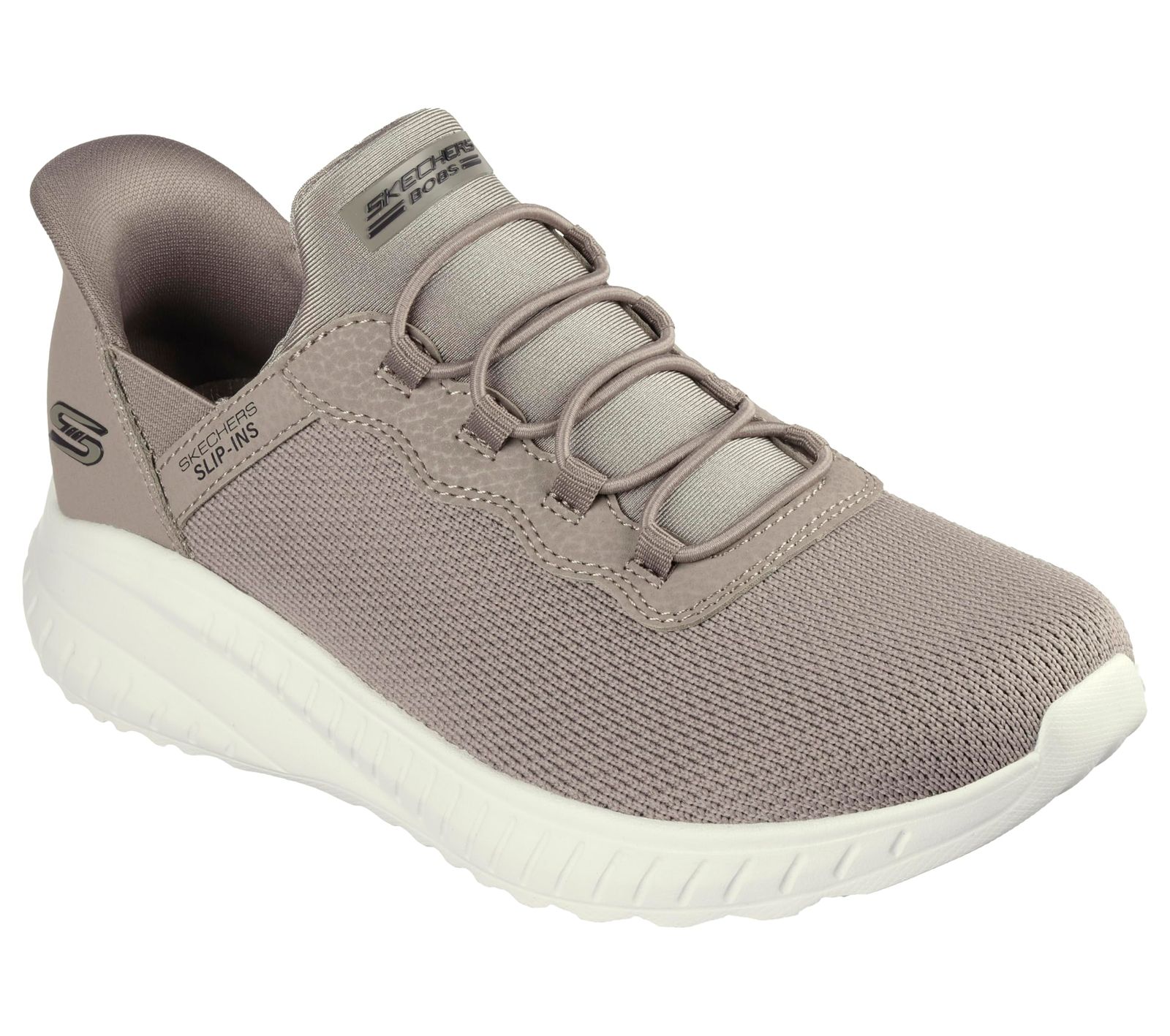 新品 Skechers レディース ハンズフリー スリッポン ボブス スクワッド カオス-デイリー インスピレーション スニーカー トープ 24.0 cm 12,531円