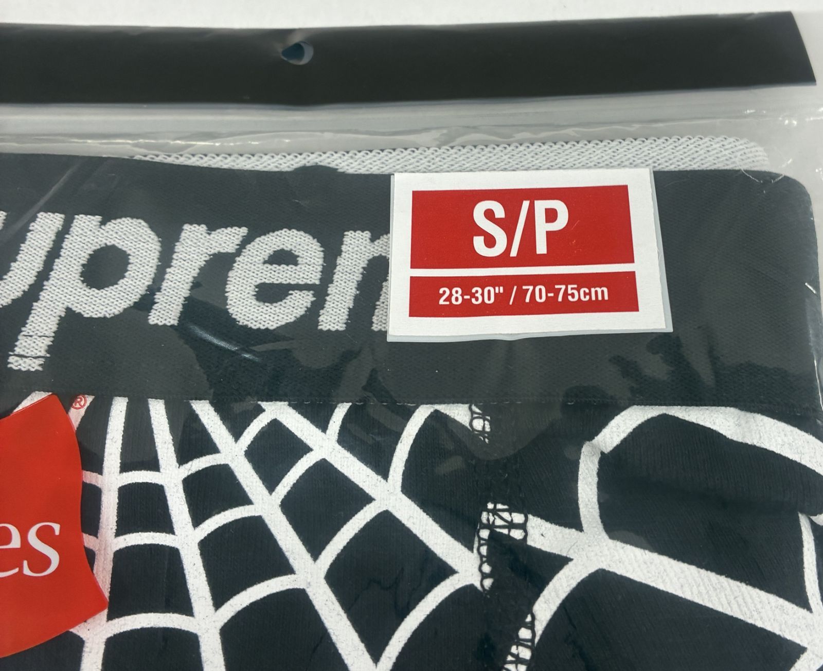 未使用 未開封 Supreme Hanes SpiderMan Boxer Briefs 2 Pack Black S