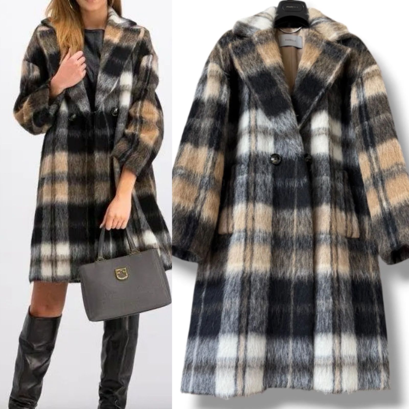 未使用級 MaxMara ふんわりシャギー テディベアコート オーバーサイズ