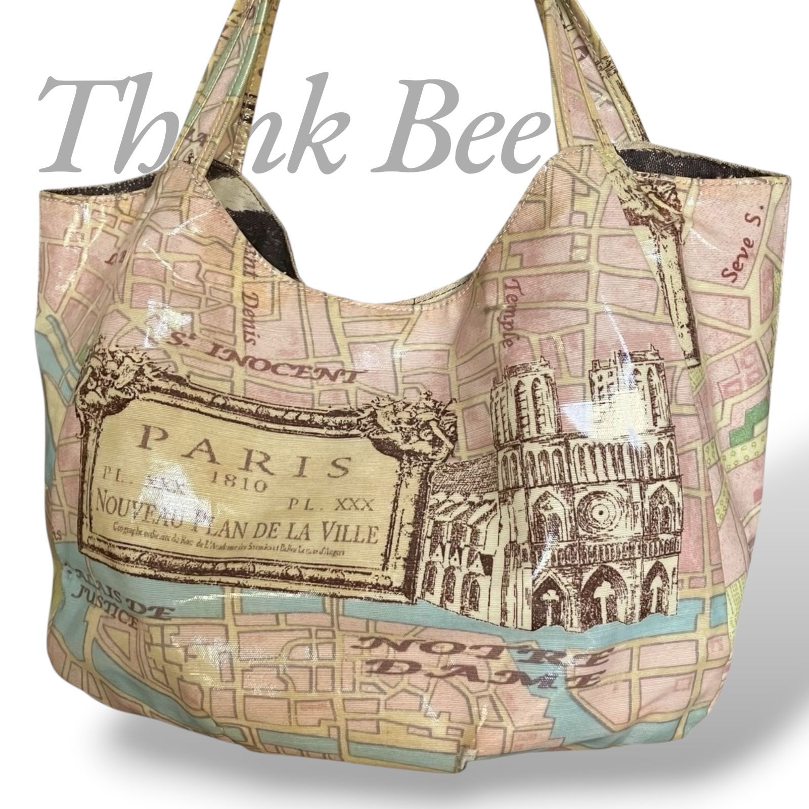 MY0771】Think Bee! シンクビー トートバッグ ハンドバッグ 肩掛け