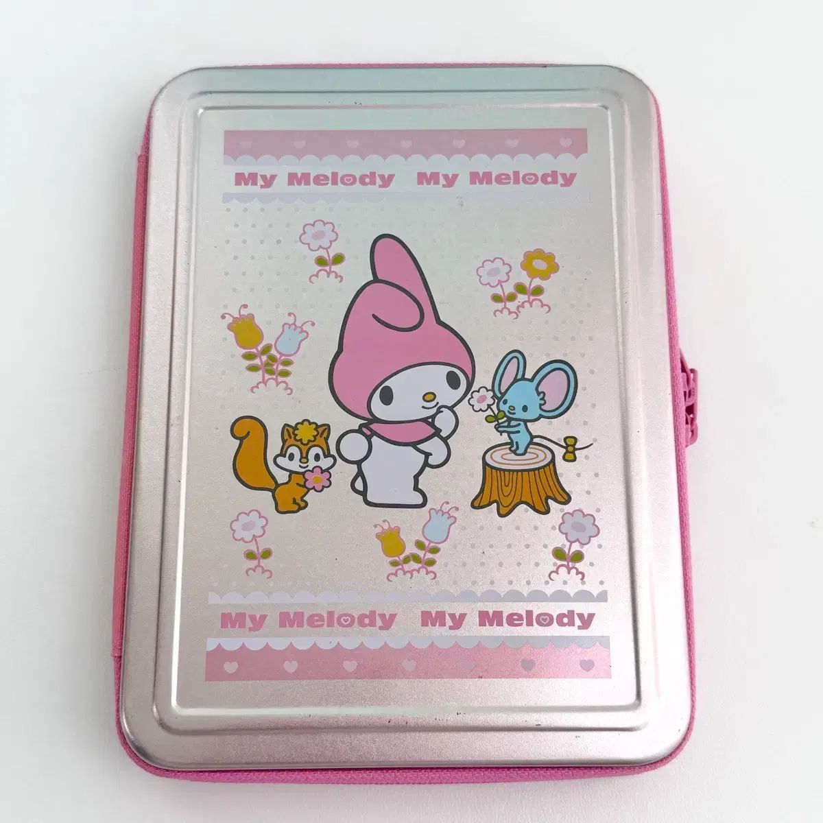 古典MY MELODY ティンケース ジッパー 小物入れ 収納ボックス