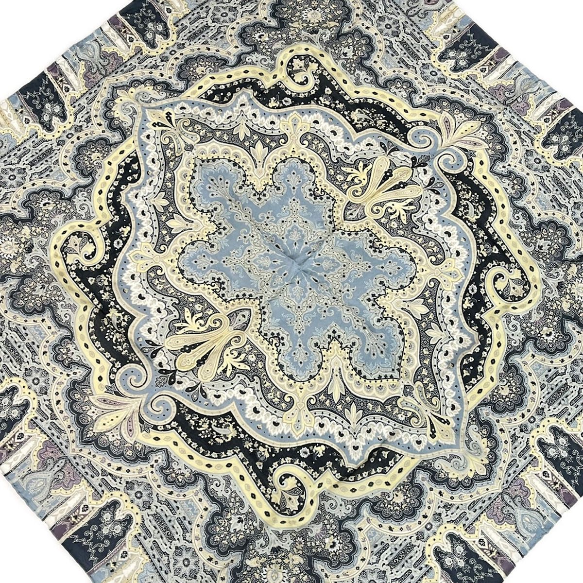 ETRO(エトロ) スカーフ美品 - ネイビー×ライトブルー×マルチ