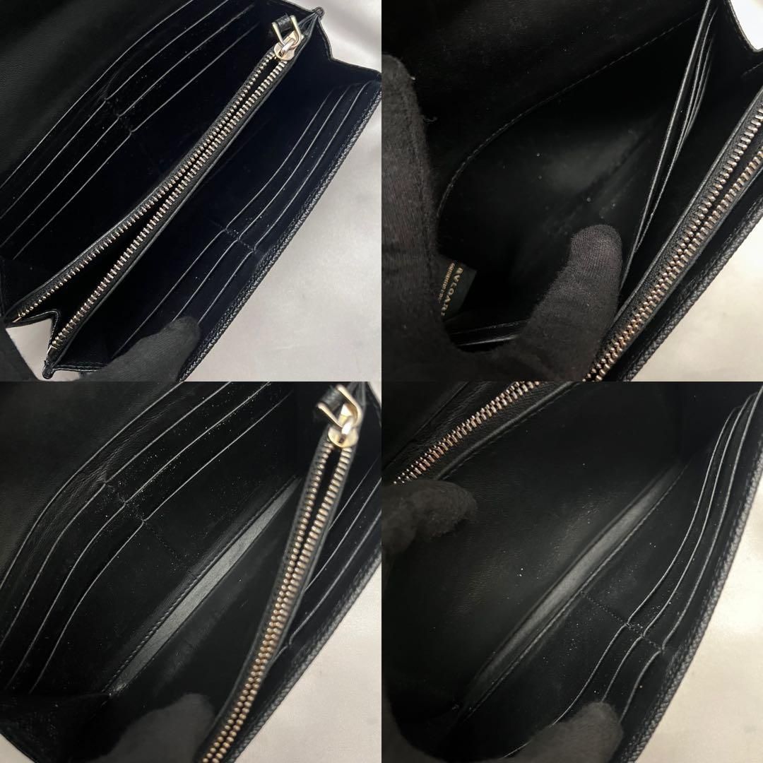 ◇極美品◇ブルガリ ビーゼロワン フラップ型長財布 ブラックレザー ◇極美品◇ブルガリ ビーゼロワン フラップ型長財布 ブラックレザー