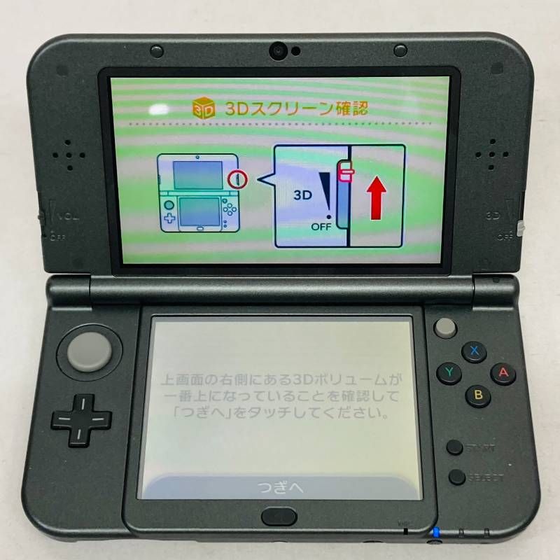 【動作OK】 Nintendo New 3DS LL ブラック 本体 タッチペン / 任天堂