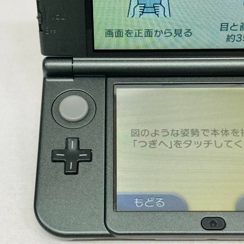 【動作OK】 Nintendo New 3DS LL ブラック 本体 タッチペン / 任天堂