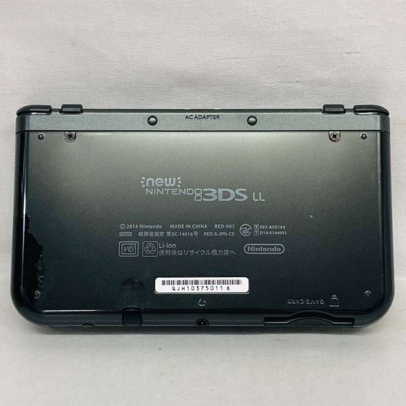 【動作OK】 Nintendo New 3DS LL ブラック 本体 タッチペン / 任天堂