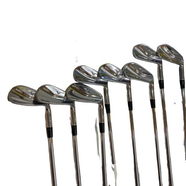 【中古】 ミズノ MP-5 8S アイアンセット IR 純正特注シャフト (フレックスX) メンズ 男性用 右利き 右用 Cランク ゴルフクラブ
