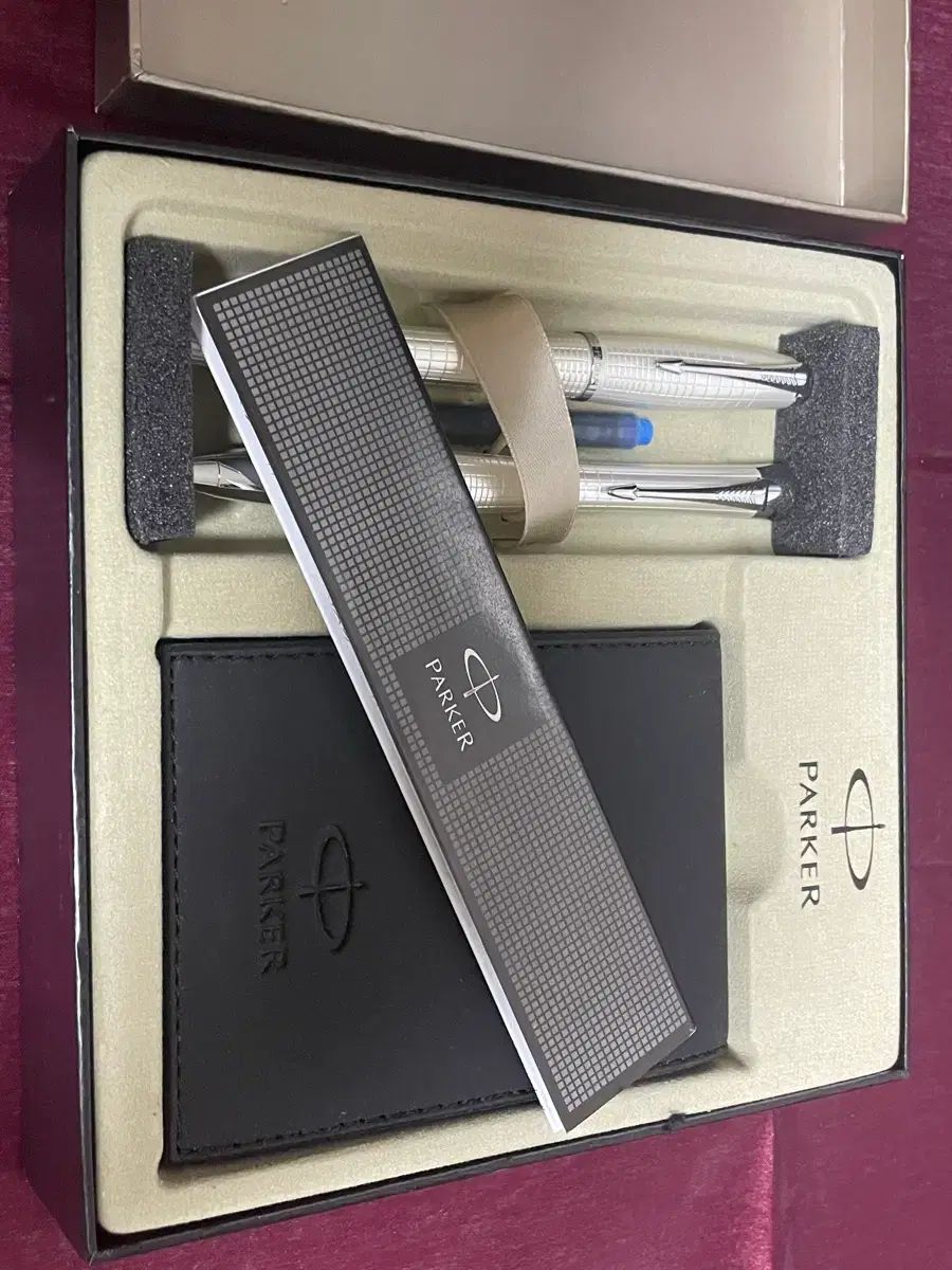 パーカ 万年筆 アーバン プレミアム パール メタル チゼル CT スチール Mニブ & ボールペン