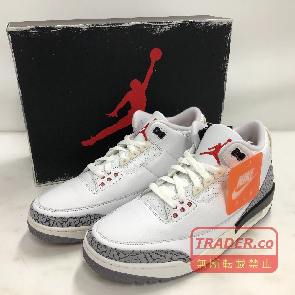 02w24762 ナイキ NIKE AIR JORDAN 4 RETRO ホワイト 29.0cm 中国製 メンズ 箱・タグあり スニーカー DH6927-111 【中古品】