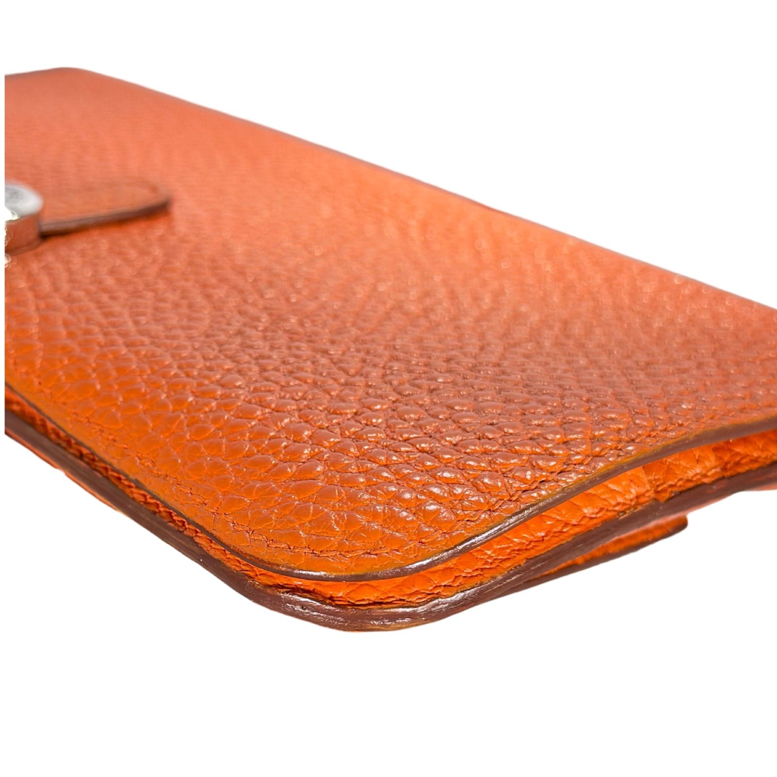 極美品 Aランク】HERMES エルメス ドゴンロング 長財布 トゴ レザー 本 