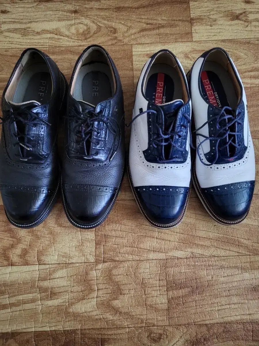 PREMIUM FootJoy フットジョイ メンズ ゴルフシューズ 2足 ブラック/白 260