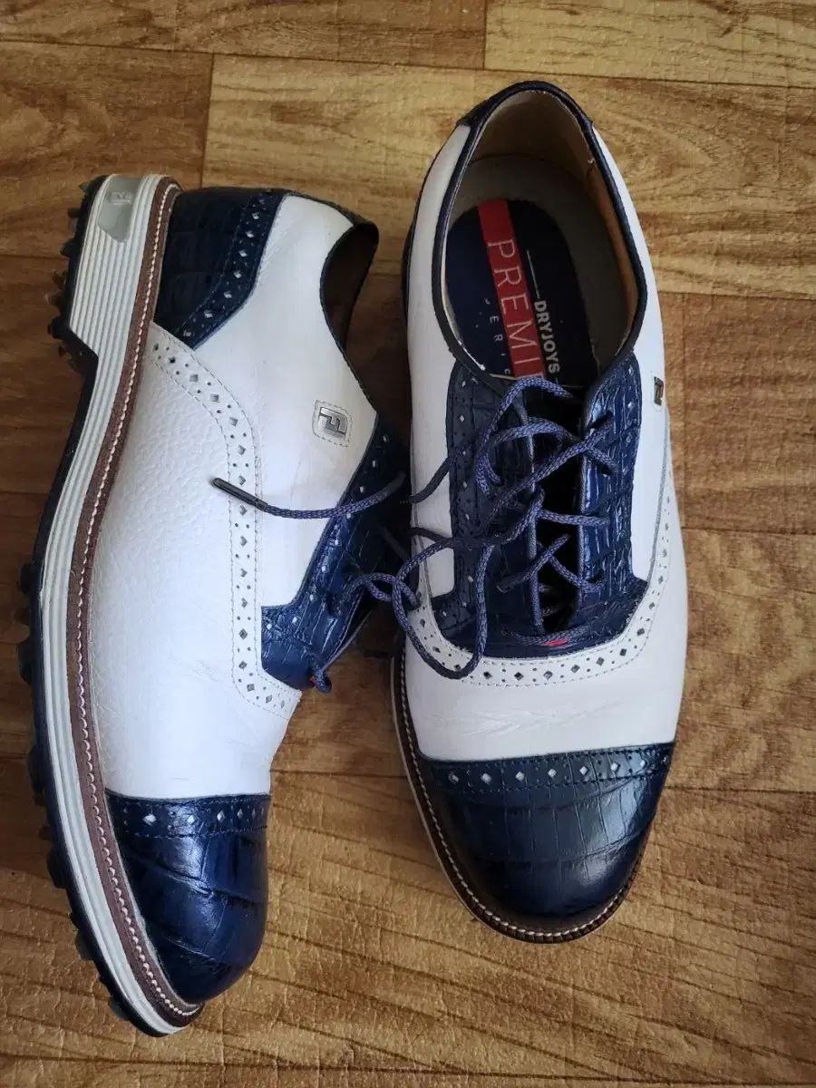 PREMIUM FootJoy フットジョイ メンズ ゴルフシューズ 2足 ブラック/白 260