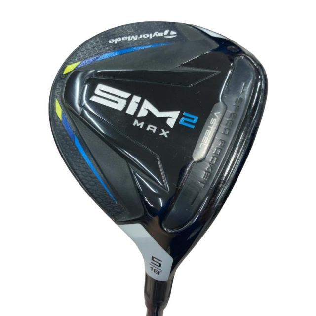 【中古】 テーラーメイド SIM2 MAX 5W フェアウェイウッド FW TENSEI BLUE TM50(SIM2 FW) (フレックスSR) メンズ 男性用 右利き 右用 Cランク ゴルフクラブ