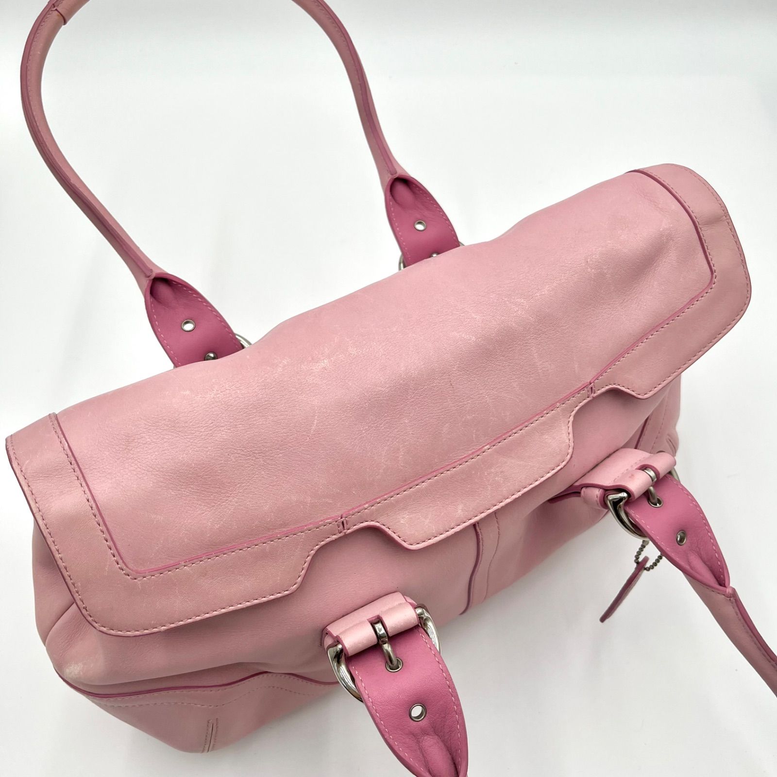 COACH コーチ フラップサッチェルバッグ トートバッグ ショルダー 