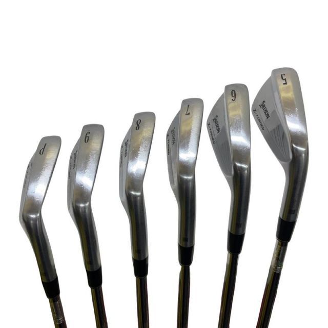 【中古】 ダンロップ SRIXON Z-FORGED 6S アイアンセット IR 純正特注シャフト (フレックスS) メンズ 男性用 右利き 右用 Cランク ゴルフクラブ