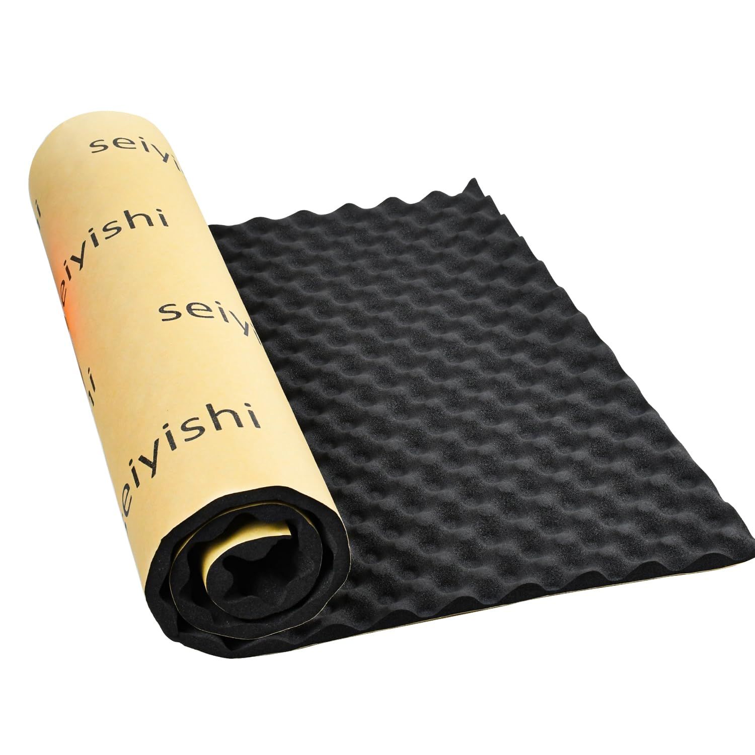 断熱マット フォーム製 200cm*50cm 厚さ10mm 車用 防音マット 車用断熱マット デッドニング 制振シート 断熱材 防音材 吸音材 遮音 自動車用断熱フォーム 熱反射 吸音 防音 遮音防音材料 ブラック(沖縄・離島の方不可) 8f5abfb0